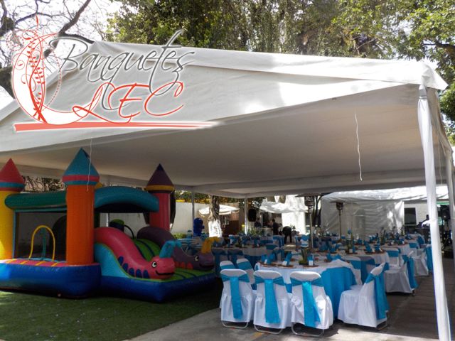Montaje con carpa