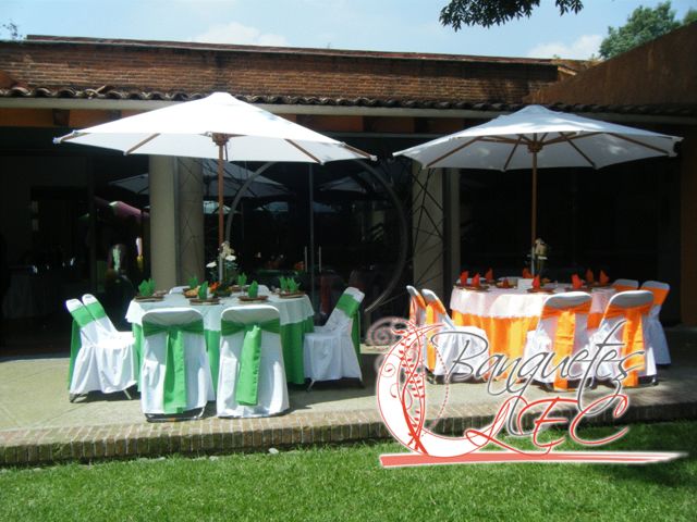 Montaje con sombrillas